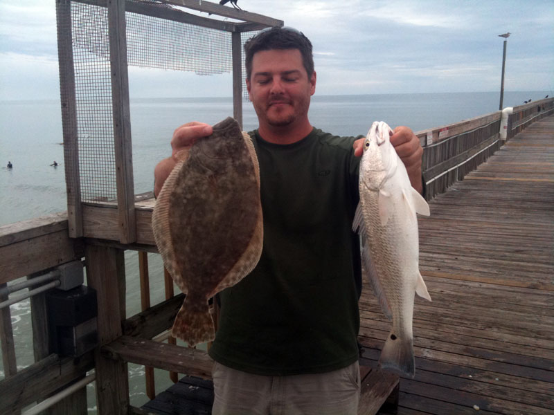 Report: Sun Glow Pier – Flounder and Reds